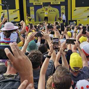 Cheerful crowd